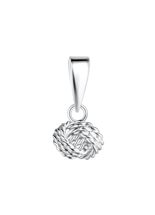 5mm Knot Sterling Silver Pendant