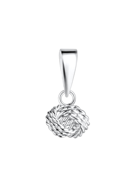 5mm Knot Sterling Silver Pendant