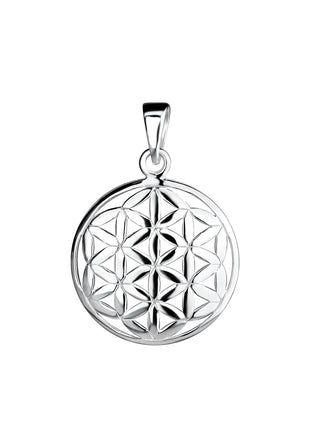 Sterling Silver Flower Of Life Pendant