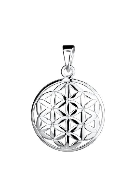 Sterling Silver Flower Of Life Pendant