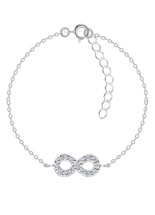 Sterling Silver Infinity Bracelet