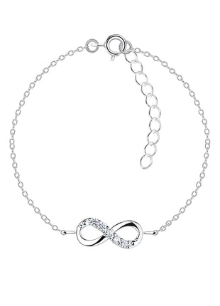 Sterling Silver Infinity Bracelet
