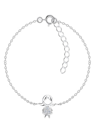 Sterling Silver Girl Bracelet