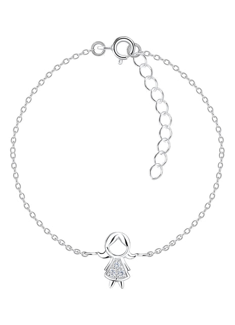 Sterling Silver Girl Bracelet