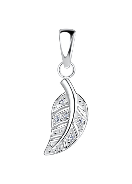 Sterling Silver Leaf Pendant