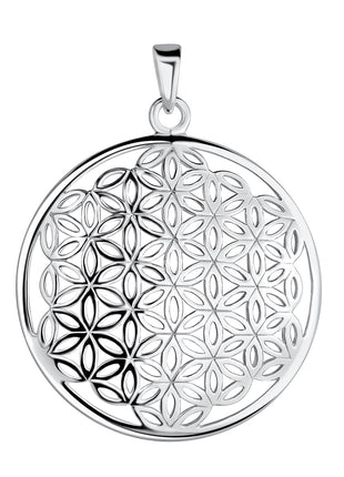 Sterling Silver Flower Of Life Pendant
