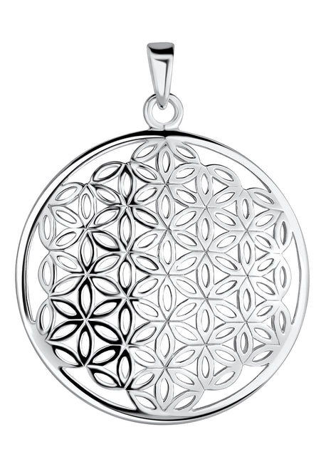 Sterling Silver Flower Of Life Pendant
