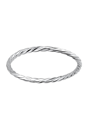 Silver Twisted Ring