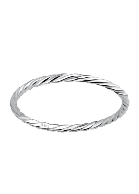 Silver Twisted Ring