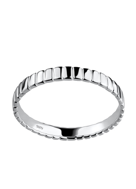 Sterling Silver Patterned Ring