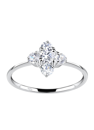 Sterling Silver Flower Ring