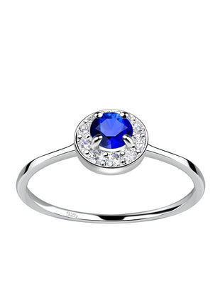 Sterling Silver Round Ring