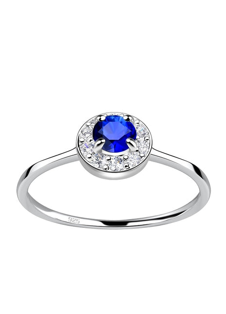 Sterling Silver Round Ring