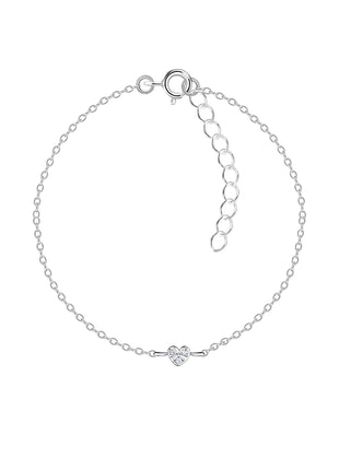 Sterling Silver Heart Bracelet