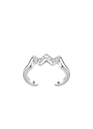 Sterling Silver Zigzag Ear Cuff