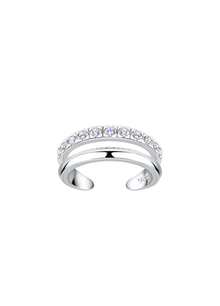 Sterling Silver Double Line Ear Cuff