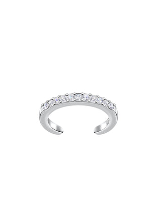 Sterling Silver Eternity Ear Cuff