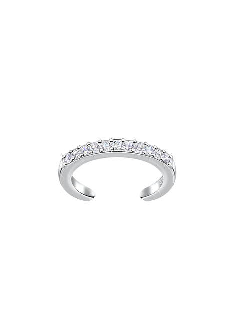 Sterling Silver Eternity Ear Cuff