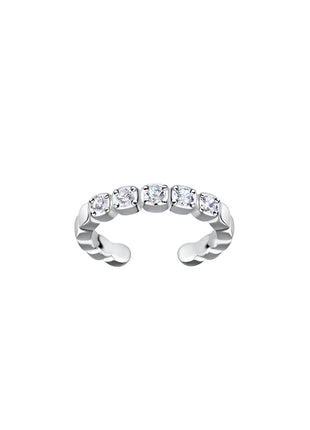 Sterling Silver Eternity Ear Cuff