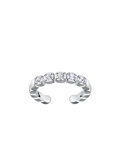 Sterling Silver Eternity Ear Cuff