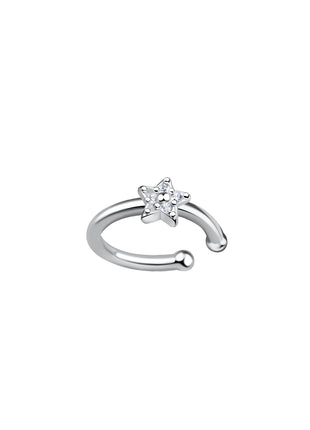 Sterling Silver Star Ear Cuff