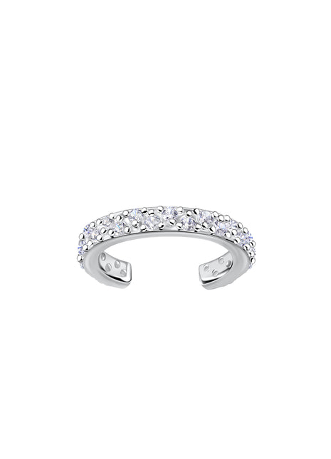 Sterling Silver Eternity Ear Cuff