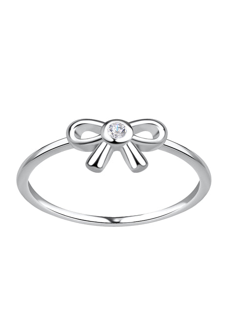 Sterling Silver Bow Ring