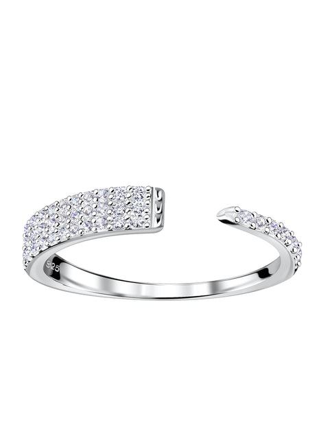 Sterling Silver Opened Ring