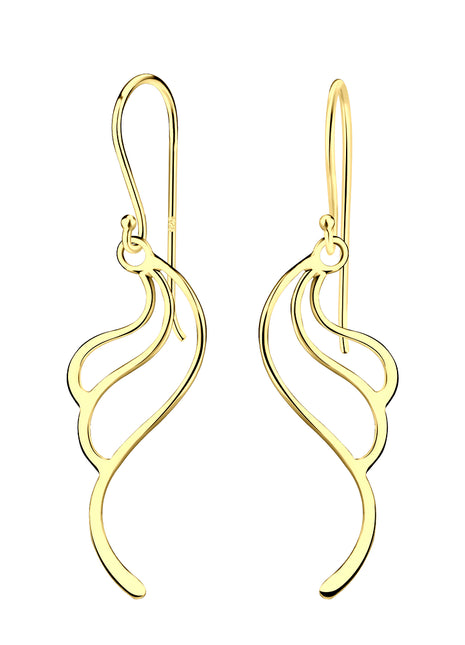 Sterling Silver Wave Earrings