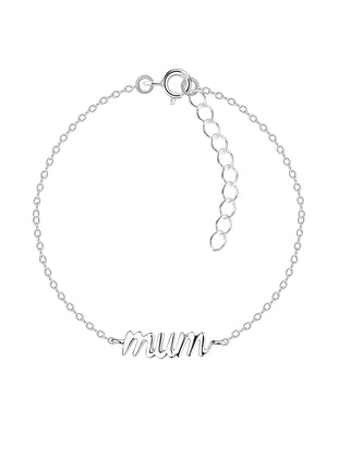 Sterling Silver Mum Bracelet