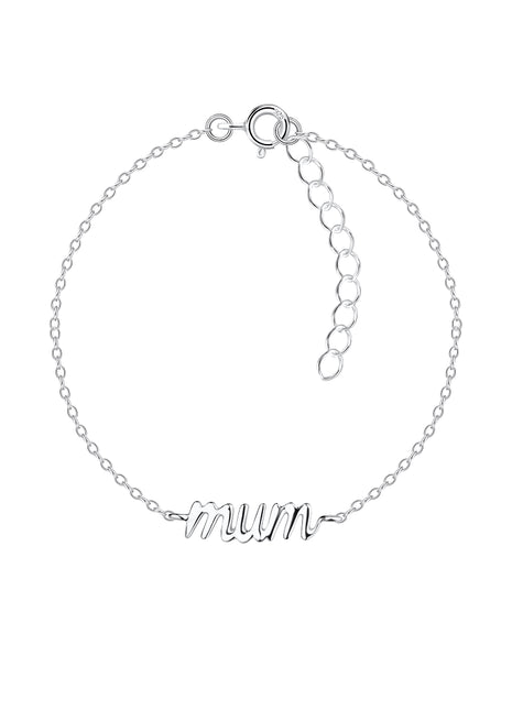 Sterling Silver Mum Bracelet