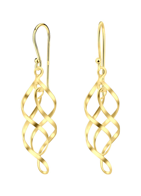 Sterling Silver Spiral Earrings