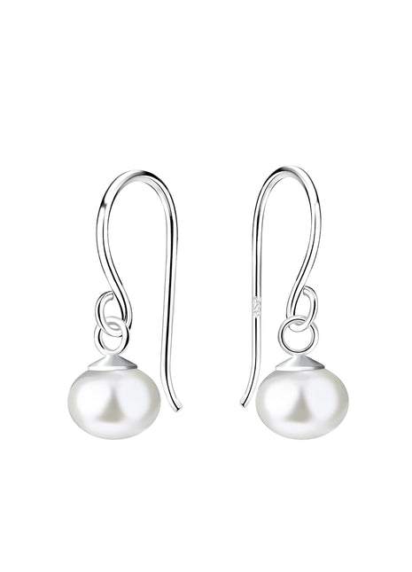6mm Fresh Water Pearl Sterling Silver Earrings