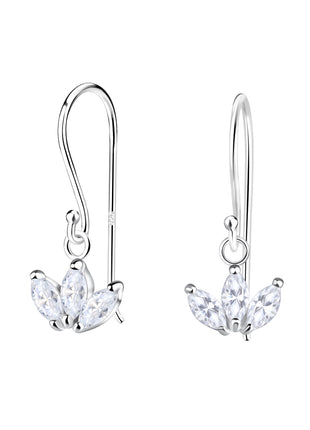 Sterling Silver Flower Earrings