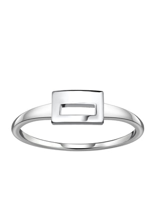 Sterling Silver Rectangle Ring