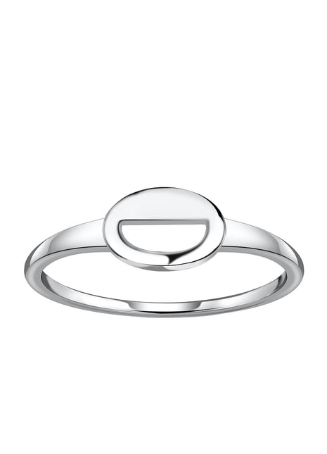 Sterling Silver Oval Ring