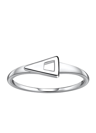 Sterling Silver Triangle Ring