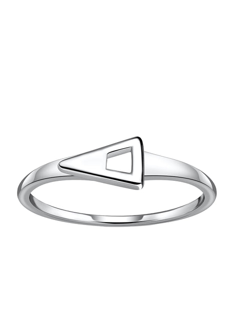 Sterling Silver Triangle Ring