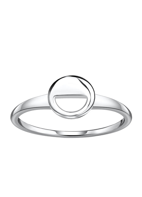 Sterling Silver Round Ring