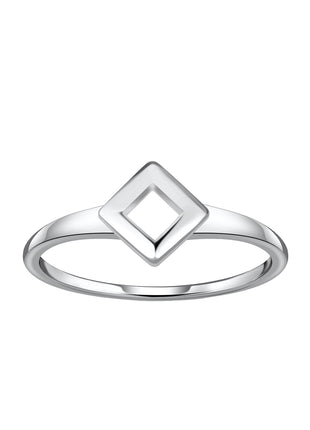 Sterling Silver Square Ring