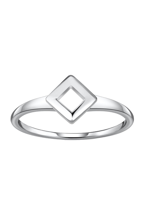 Sterling Silver Square Ring