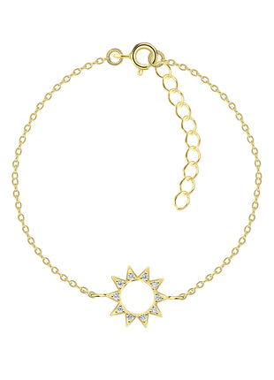 Sterling Silver Sun Bracelet