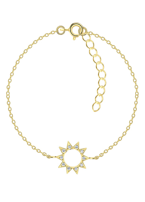 Sterling Silver Sun Bracelet