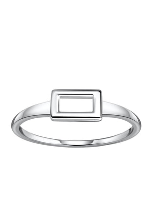 Sterling Silver Rectangle Ring