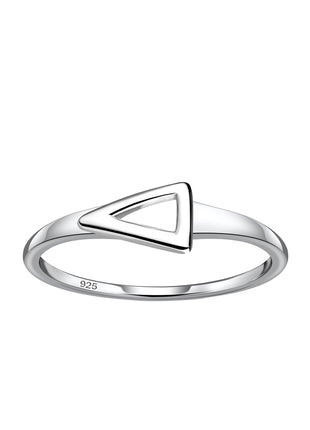 Sterling Silver Triangle Ring