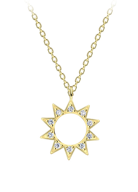 Sterling Silver Sun Necklace