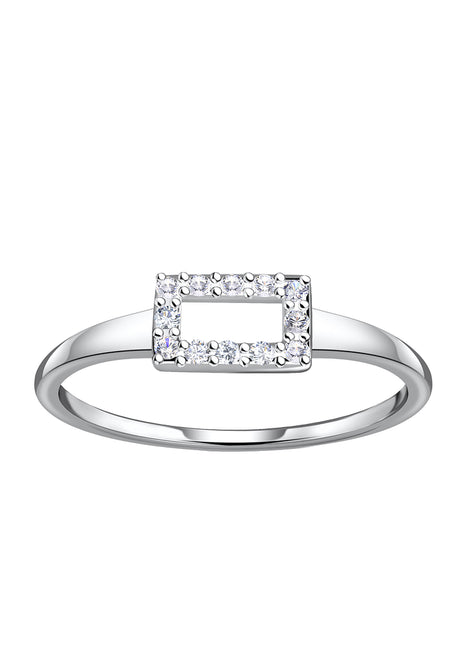 Sterling Silver Rectangle Ring