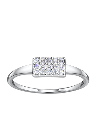 Sterling Silver Rectangle Ring