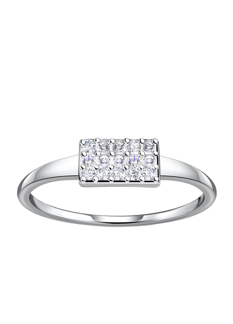 Sterling Silver Rectangle Ring