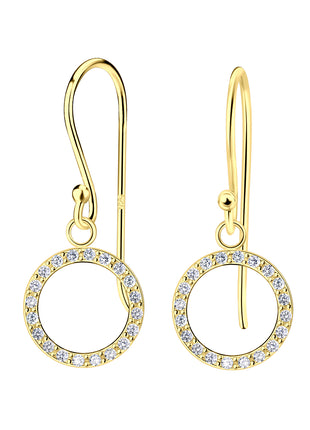 Sterling Silver Circle Earrings